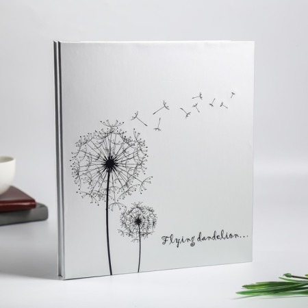 Photo album magnetic 20 sheets "dandelions" 26.5x23.5x3 cm