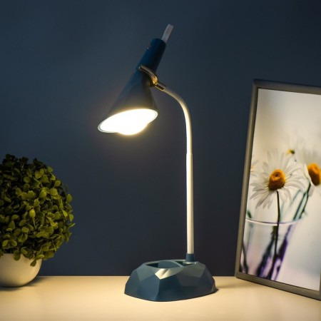 Delser table lamp LED 3W USB AKB Blue 14x13x39 cm Risalux-4