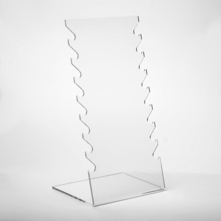 A necklace for a necklace 15 × 10 × 28 cm, an plexiglass 3 mm, transparent, in a protective film-1