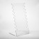 A necklace for a necklace 15 × 10 × 28 cm, an plexiglass 3 mm, transparent, in a protective film