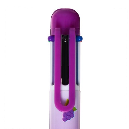 Balloon handle Calligrata, automatic, 6 color, with a pattern, mix-3