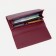 Women's wallet on magnets, burgundy color