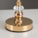 Bella sensory table lamp LED 10W battery gold 12.5x12.5x31 cm