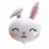 Foil ball 30 "White Rabbit"