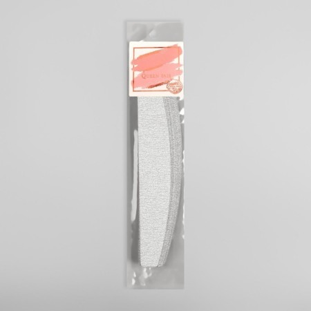 Frone file for a file, on a foamed basis, abrasiveness 180, 18 cm, packing 10 pcs, color gray-3