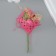 Decorative bouquet "Rose" 5x9 cm, raspberry