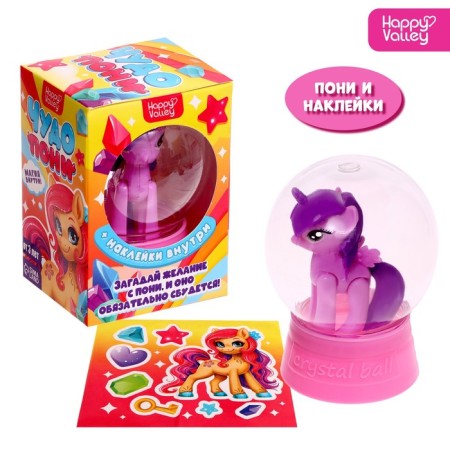 Toy "Sweet Pony" with stickers, mix