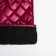 Gloves are female, dimensionless, without insulation, burgundy color