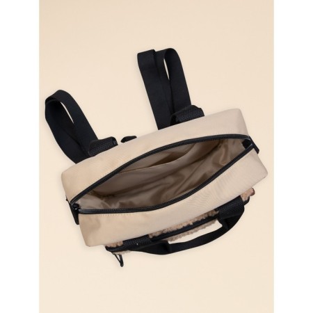 Baby bag, size 9x22x24.5 cm, beige color-5