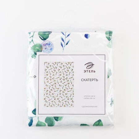 Ethel tablecloth Eucalyptus 146x180cm, 100% cotton, sarzha 190 g/m2-3