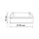 LED LED GRODA, 12 W, 3000K, LED, white color, D = 85mm