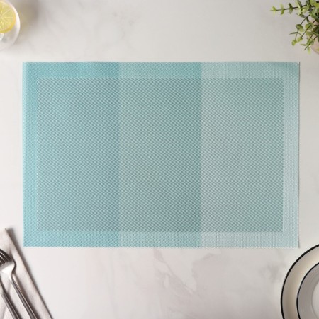 Serving napkin on the table "Triton", 45 × 30 cm, turquoise color-3