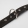 Collar leather embossed single-layer, dimensionless, 3 x 60 cm, Osh 42-55 cm, mix of flowers