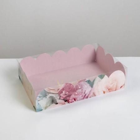 Bearbox, confectionery packaging with PVC lid, "beautiful dreams", 20 x 30 x 8 cm-1