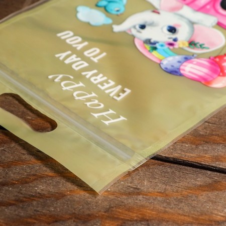 Gift package, with zip-lock fastener, 15 x 22 cm, mix-6