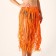 Hawaiian skirt, 80 cm, orange color