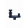 Adapter for interchangeable diva nozzles, black color, 10 cm