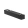 Connector for magnetic tire pipelines, 35 mm. Straight. Interior. Uniel, IP20, black color