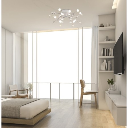 Ceiling chandelier Mantra Adn, Led, 5500lm, 3000k, 310 mm, matte white color-2