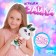 Soft toy with sequins "Bunny Mila", 26 cm x 9 cm x 15 cm