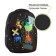 School backpack, ergonomic back Art Hype Game Over, 39x32x14 cm