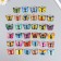 Magnet Plastic "Butterfly Multi -colored wings" 4.5 cm