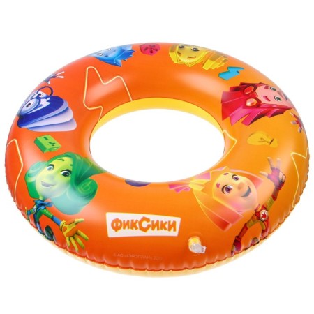 Circle of inflatable for swimming 55 cm, children's, fixes-5