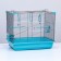 Birds Cell "Piggers" No. 104, collapsible, 1 section, 58 x 40 x 48 cm, turquoise