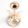 Summary metal per 1 candle "openwork butterfly" d-2.5 cm gold 11x11x20.5 cm