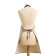 Apron of the Dilyana with stripes in strip centered green, 70*65 cm, 100% p/e