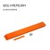 Galled flowerbed, 50 × 15 cm, orange "Terpion", Greengo