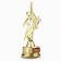 The award figure "The best of the best", gold, plastic, 21.5 x 7.5 cm