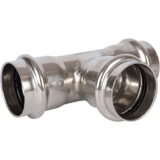 The tee of equivalent Rommer RSS-0013-000042, VPR, D = 42 mm, press, stainless steel