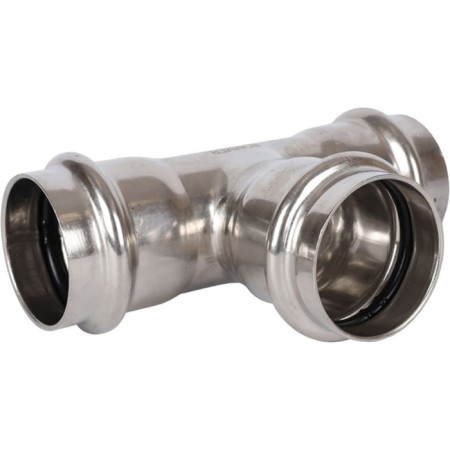 The tee of equivalent Rommer RSS-0013-000042, VPR, D = 42 mm, press, stainless steel