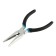 Tundra long -folded tundra, nickelled, rubberized handles, 160 mm