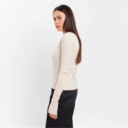 Jumper with a decorative seam Women's Mist p. 44, milk color-1