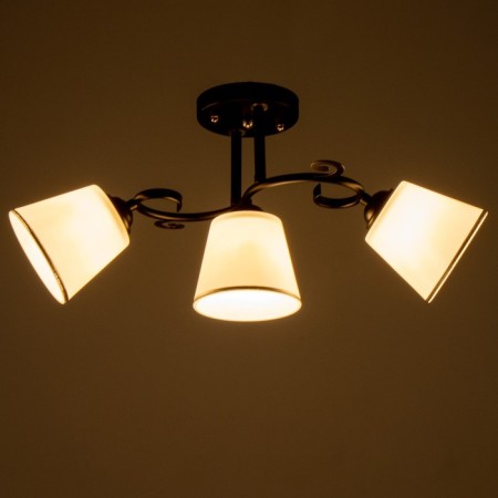 Chandelier Assami 3CHE27 40W Black 45x20x25 cm Bayerlux-2