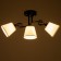 Chandelier Assami 3CHE27 40W Black 45x20x25 cm Bayerlux