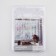 Tulle to the kitchen without a curtain tape 80x175 cm, the color is white, 100% polyester
