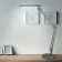 NLED-440-7W-S tablespoon LED on a clamp, with the base, the color of silver