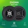 Acoustic system DIGMA DCA-T402, 10 cm, 180 watts, set 2 pcs
