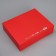 Gift Gift "Red Banting, embossing", 31 x 24.5 x 8 cm, New Year