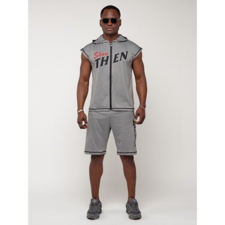 Sports suit men's, size 46-48, light-gray color
