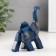 Souvenir Polystone "Blue Elephant" 3x8x8.5 cm