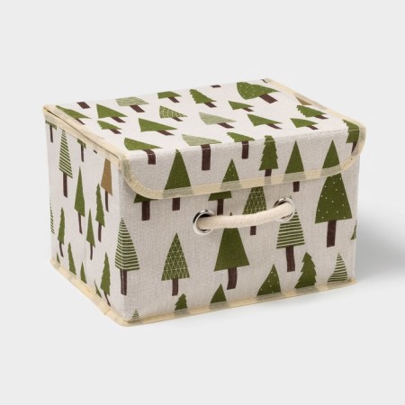 Stellyer box for storage with a “Christmas tree” lid, 26 × 20 × 17 cm