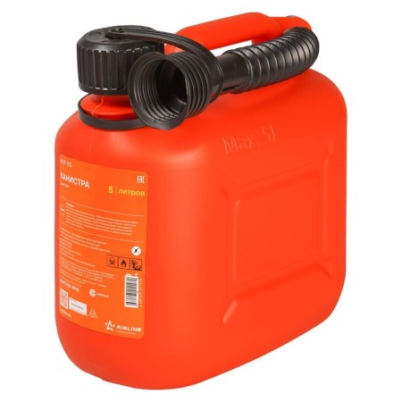 Plastic canister 5 l, cover against children Airline ACF-5S