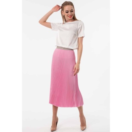 Female skirt, size 42, pink color