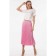 Female skirt, size 42, pink color