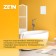 Ventilation grate Zein Lux l170, 170 x 240 mm, with a grid, inexhaustible