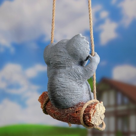 Suspended decor "Coala on a log" 24x15x25cm-3